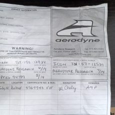 Alternative view of Aerodyne Smart 190 Reserve