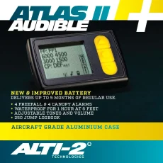 Alternative view of Alti-2 Atlas II+ Audible Skydiving Altimeter
